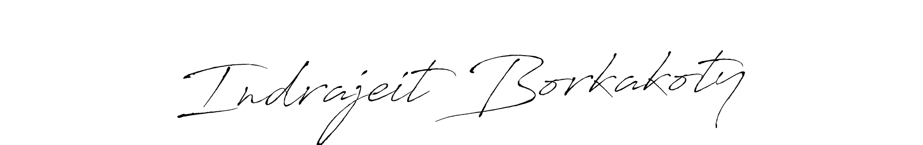 How to make Indrajeit Borkakoty signature? Antro_Vectra is a professional autograph style. Create handwritten signature for Indrajeit Borkakoty name. Indrajeit Borkakoty signature style 6 images and pictures png