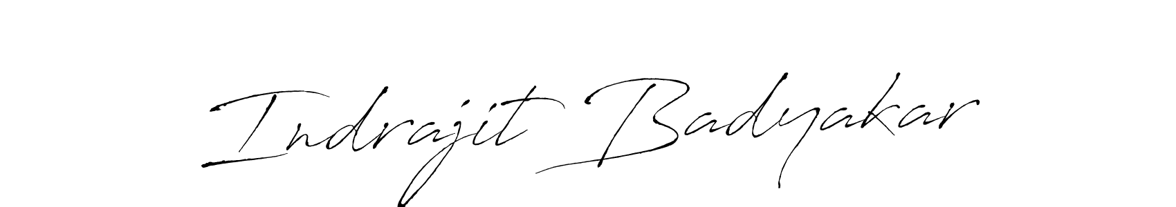 Indrajit Badyakar stylish signature style. Best Handwritten Sign (Antro_Vectra) for my name. Handwritten Signature Collection Ideas for my name Indrajit Badyakar. Indrajit Badyakar signature style 6 images and pictures png