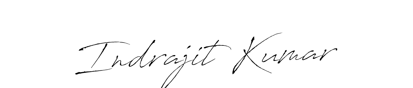 Similarly Antro_Vectra is the best handwritten signature design. Signature creator online .You can use it as an online autograph creator for name Indrajit Kumar. Indrajit Kumar signature style 6 images and pictures png