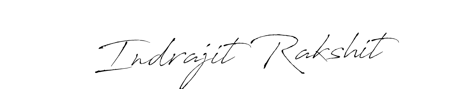 Make a beautiful signature design for name Indrajit Rakshit. With this signature (Antro_Vectra) style, you can create a handwritten signature for free. Indrajit Rakshit signature style 6 images and pictures png