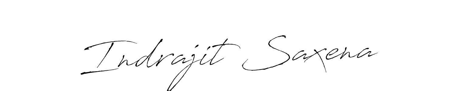 Create a beautiful signature design for name Indrajit Saxena. With this signature (Antro_Vectra) fonts, you can make a handwritten signature for free. Indrajit Saxena signature style 6 images and pictures png
