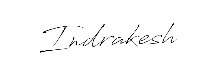 Create a beautiful signature design for name Indrakesh. With this signature (Antro_Vectra) fonts, you can make a handwritten signature for free. Indrakesh signature style 6 images and pictures png