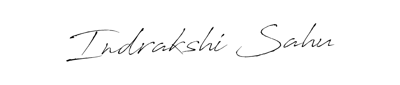 Create a beautiful signature design for name Indrakshi Sahu. With this signature (Antro_Vectra) fonts, you can make a handwritten signature for free. Indrakshi Sahu signature style 6 images and pictures png