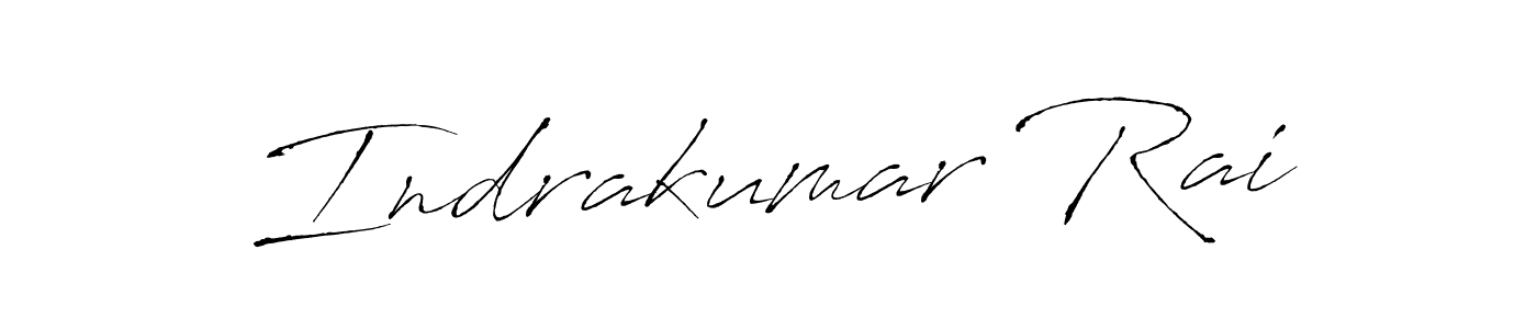 Similarly Antro_Vectra is the best handwritten signature design. Signature creator online .You can use it as an online autograph creator for name Indrakumar Rai. Indrakumar Rai signature style 6 images and pictures png