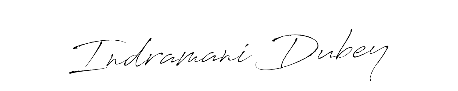 Use a signature maker to create a handwritten signature online. With this signature software, you can design (Antro_Vectra) your own signature for name Indramani Dubey. Indramani Dubey signature style 6 images and pictures png