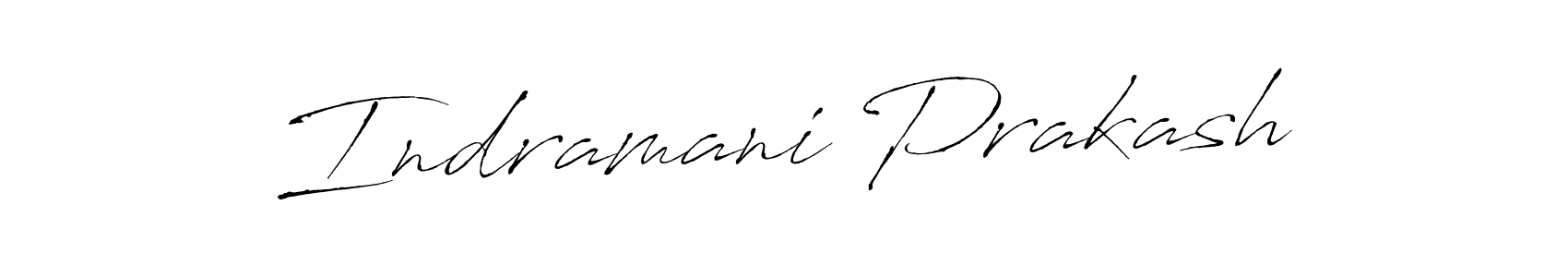 Design your own signature with our free online signature maker. With this signature software, you can create a handwritten (Antro_Vectra) signature for name Indramani Prakash. Indramani Prakash signature style 6 images and pictures png