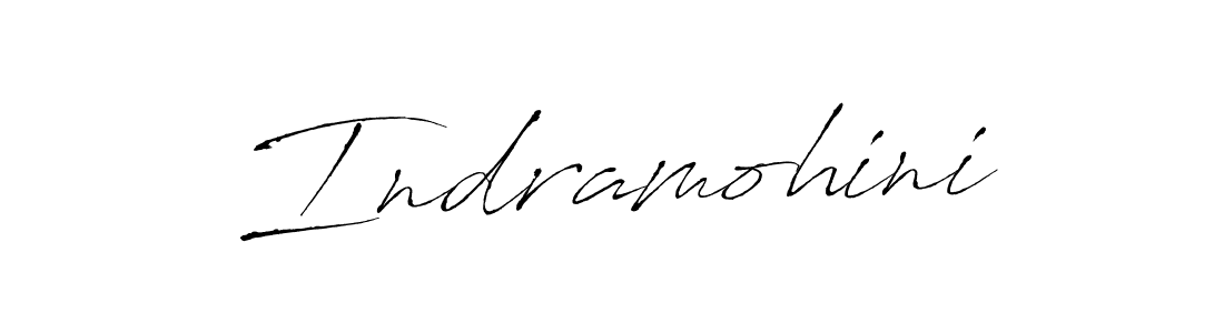 How to make Indramohini signature? Antro_Vectra is a professional autograph style. Create handwritten signature for Indramohini name. Indramohini signature style 6 images and pictures png