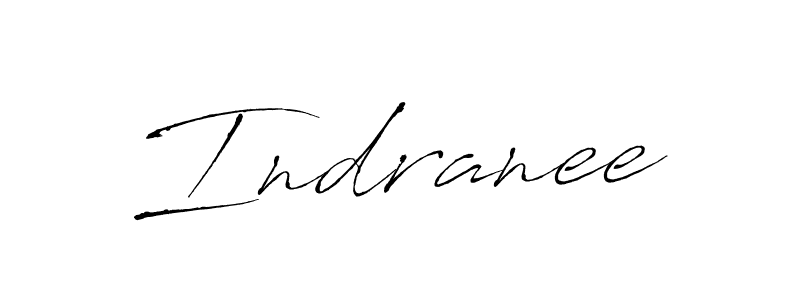 How to make Indranee name signature. Use Antro_Vectra style for creating short signs online. This is the latest handwritten sign. Indranee signature style 6 images and pictures png