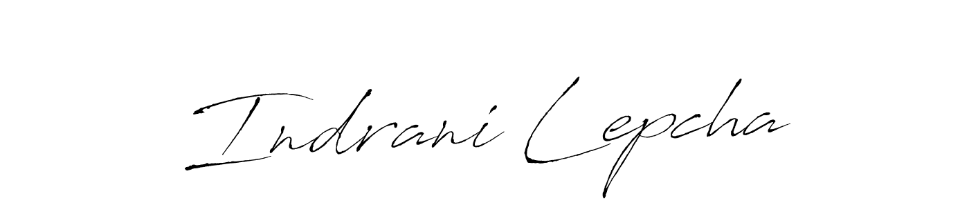 Once you've used our free online signature maker to create your best signature Antro_Vectra style, it's time to enjoy all of the benefits that Indrani Lepcha name signing documents. Indrani Lepcha signature style 6 images and pictures png