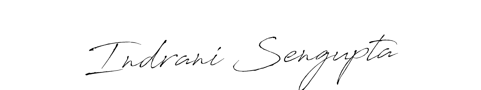 The best way (Antro_Vectra) to make a short signature is to pick only two or three words in your name. The name Indrani Sengupta include a total of six letters. For converting this name. Indrani Sengupta signature style 6 images and pictures png