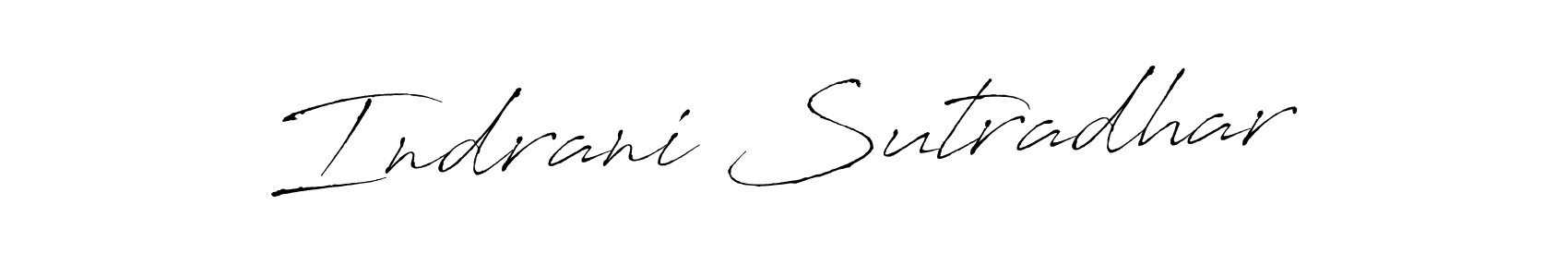 Use a signature maker to create a handwritten signature online. With this signature software, you can design (Antro_Vectra) your own signature for name Indrani Sutradhar. Indrani Sutradhar signature style 6 images and pictures png