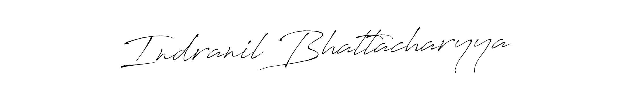 Create a beautiful signature design for name Indranil Bhattacharyya. With this signature (Antro_Vectra) fonts, you can make a handwritten signature for free. Indranil Bhattacharyya signature style 6 images and pictures png