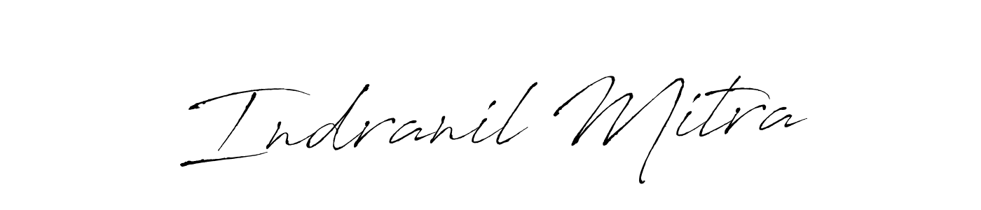 Create a beautiful signature design for name Indranil Mitra. With this signature (Antro_Vectra) fonts, you can make a handwritten signature for free. Indranil Mitra signature style 6 images and pictures png