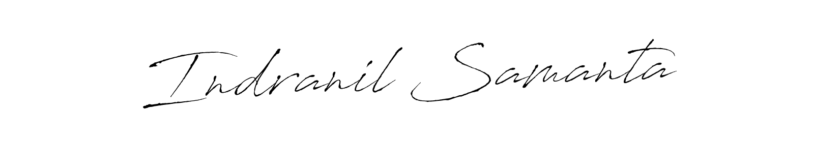 Antro_Vectra is a professional signature style that is perfect for those who want to add a touch of class to their signature. It is also a great choice for those who want to make their signature more unique. Get Indranil Samanta name to fancy signature for free. Indranil Samanta signature style 6 images and pictures png