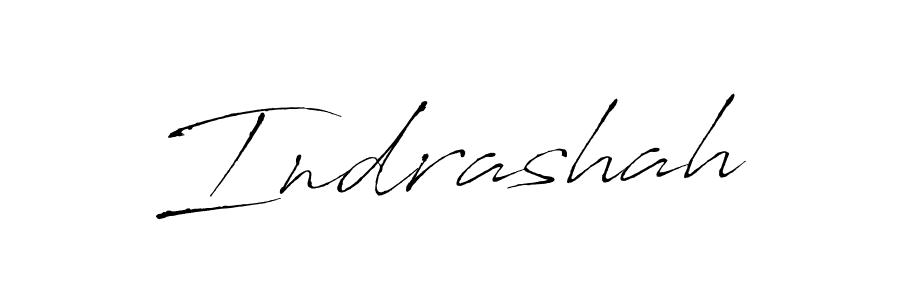 Make a beautiful signature design for name Indrashah. Use this online signature maker to create a handwritten signature for free. Indrashah signature style 6 images and pictures png