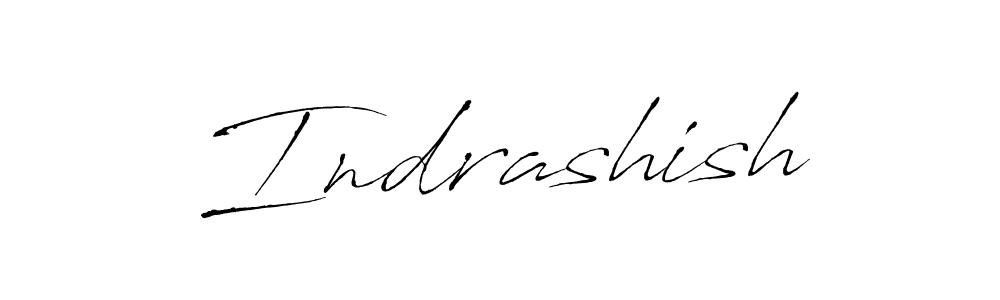 How to make Indrashish signature? Antro_Vectra is a professional autograph style. Create handwritten signature for Indrashish name. Indrashish signature style 6 images and pictures png