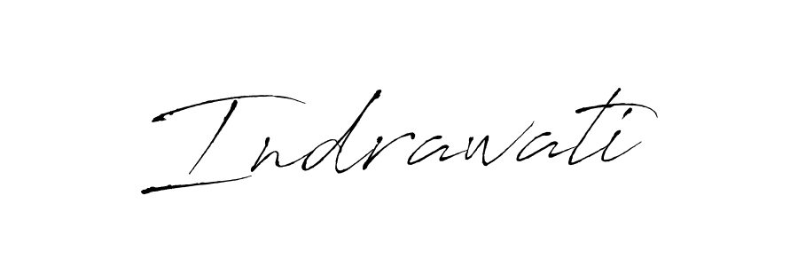 Create a beautiful signature design for name Indrawati. With this signature (Antro_Vectra) fonts, you can make a handwritten signature for free. Indrawati signature style 6 images and pictures png