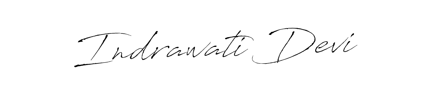 Indrawati Devi stylish signature style. Best Handwritten Sign (Antro_Vectra) for my name. Handwritten Signature Collection Ideas for my name Indrawati Devi. Indrawati Devi signature style 6 images and pictures png