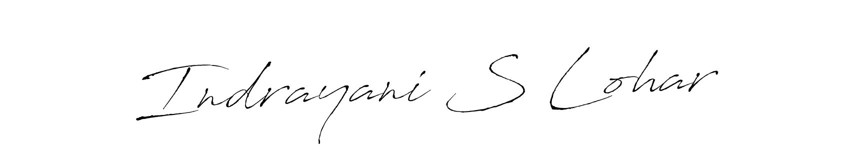 Create a beautiful signature design for name Indrayani S Lohar. With this signature (Antro_Vectra) fonts, you can make a handwritten signature for free. Indrayani S Lohar signature style 6 images and pictures png