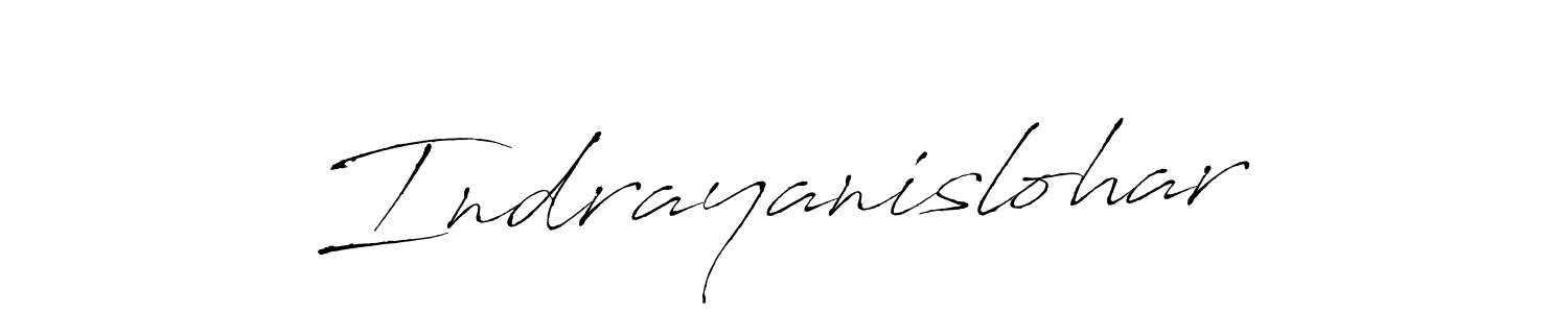 Create a beautiful signature design for name Indrayanislohar. With this signature (Antro_Vectra) fonts, you can make a handwritten signature for free. Indrayanislohar signature style 6 images and pictures png