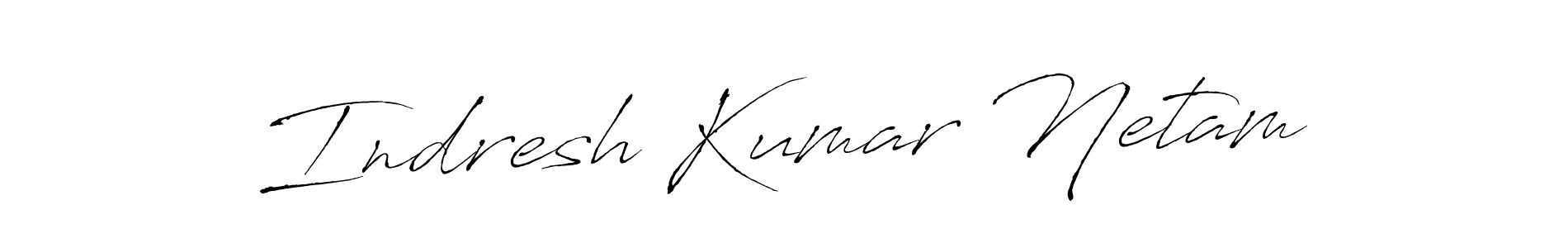 Also we have Indresh Kumar Netam name is the best signature style. Create professional handwritten signature collection using Antro_Vectra autograph style. Indresh Kumar Netam signature style 6 images and pictures png