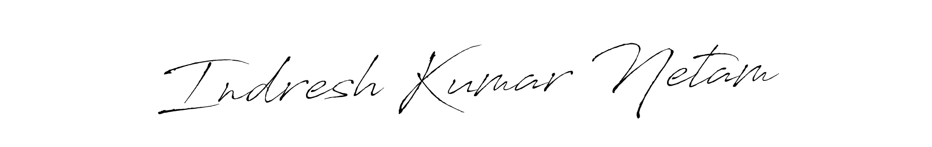 Also we have Indresh Kumar Netam name is the best signature style. Create professional handwritten signature collection using Antro_Vectra autograph style. Indresh Kumar Netam signature style 6 images and pictures png