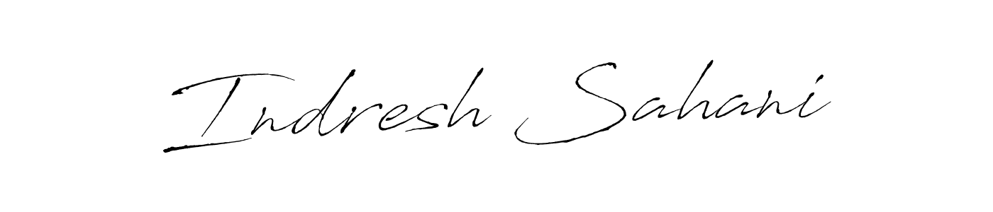 You can use this online signature creator to create a handwritten signature for the name Indresh Sahani. This is the best online autograph maker. Indresh Sahani signature style 6 images and pictures png