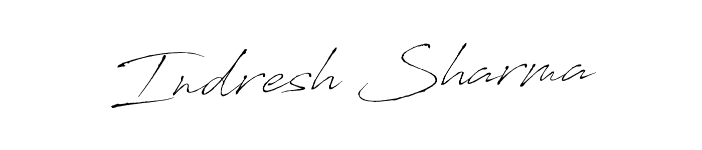 Antro_Vectra is a professional signature style that is perfect for those who want to add a touch of class to their signature. It is also a great choice for those who want to make their signature more unique. Get Indresh Sharma name to fancy signature for free. Indresh Sharma signature style 6 images and pictures png