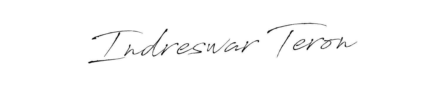 Antro_Vectra is a professional signature style that is perfect for those who want to add a touch of class to their signature. It is also a great choice for those who want to make their signature more unique. Get Indreswar Teron name to fancy signature for free. Indreswar Teron signature style 6 images and pictures png