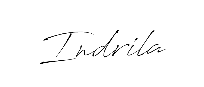 Create a beautiful signature design for name Indrila. With this signature (Antro_Vectra) fonts, you can make a handwritten signature for free. Indrila signature style 6 images and pictures png
