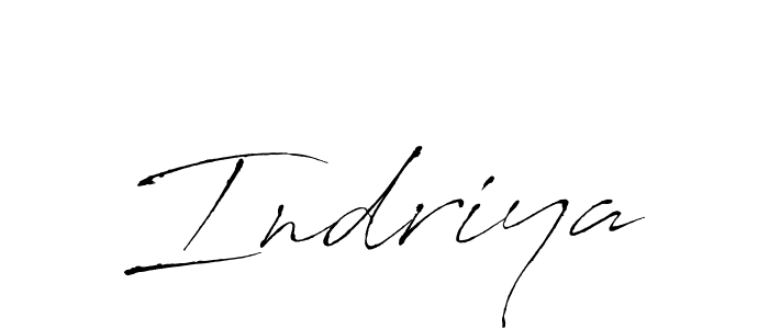 Make a beautiful signature design for name Indriya. With this signature (Antro_Vectra) style, you can create a handwritten signature for free. Indriya signature style 6 images and pictures png