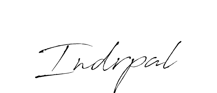 Also we have Indrpal name is the best signature style. Create professional handwritten signature collection using Antro_Vectra autograph style. Indrpal signature style 6 images and pictures png