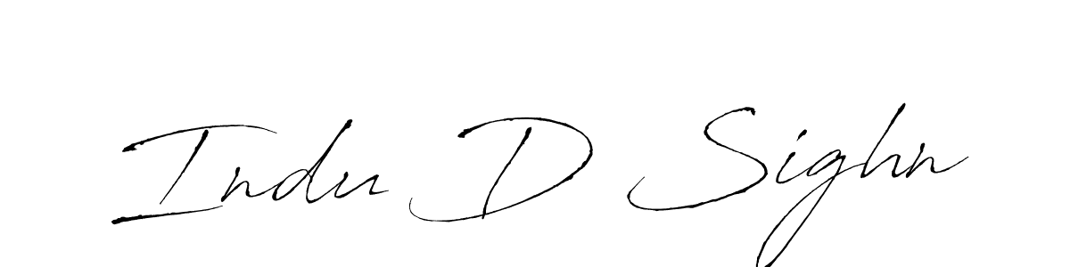 The best way (Antro_Vectra) to make a short signature is to pick only two or three words in your name. The name Indu D Sighn include a total of six letters. For converting this name. Indu D Sighn signature style 6 images and pictures png