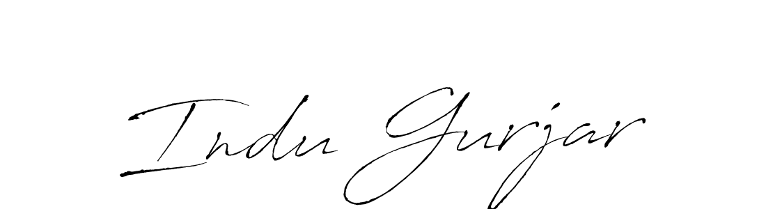 The best way (Antro_Vectra) to make a short signature is to pick only two or three words in your name. The name Indu Gurjar include a total of six letters. For converting this name. Indu Gurjar signature style 6 images and pictures png