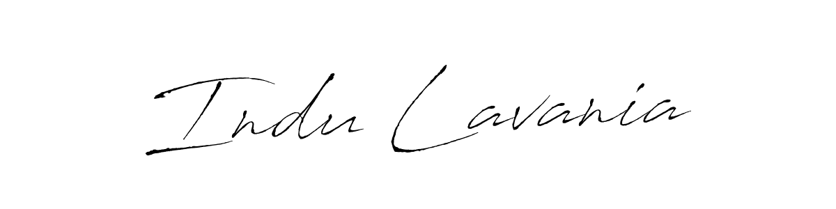 Antro_Vectra is a professional signature style that is perfect for those who want to add a touch of class to their signature. It is also a great choice for those who want to make their signature more unique. Get Indu Lavania name to fancy signature for free. Indu Lavania signature style 6 images and pictures png