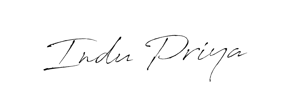 You should practise on your own different ways (Antro_Vectra) to write your name (Indu Priya) in signature. don't let someone else do it for you. Indu Priya signature style 6 images and pictures png