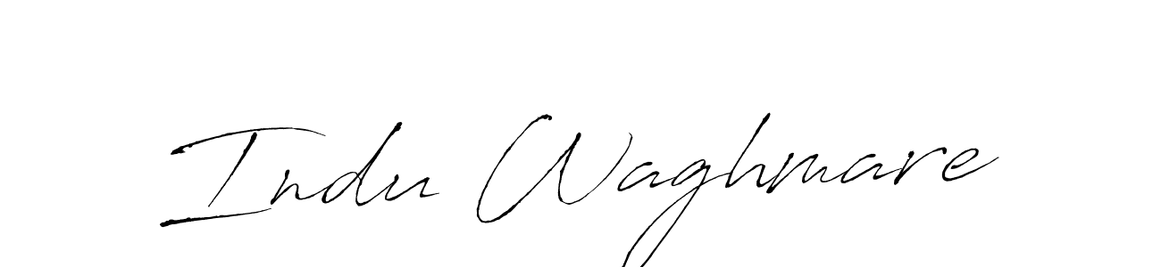 This is the best signature style for the Indu Waghmare name. Also you like these signature font (Antro_Vectra). Mix name signature. Indu Waghmare signature style 6 images and pictures png