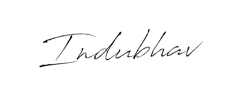 Indubhav stylish signature style. Best Handwritten Sign (Antro_Vectra) for my name. Handwritten Signature Collection Ideas for my name Indubhav. Indubhav signature style 6 images and pictures png