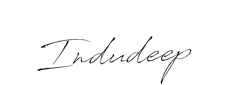 Also we have Indudeep name is the best signature style. Create professional handwritten signature collection using Antro_Vectra autograph style. Indudeep signature style 6 images and pictures png