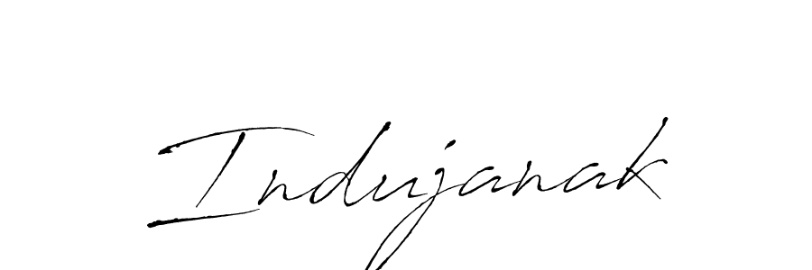 Antro_Vectra is a professional signature style that is perfect for those who want to add a touch of class to their signature. It is also a great choice for those who want to make their signature more unique. Get Indujanak name to fancy signature for free. Indujanak signature style 6 images and pictures png