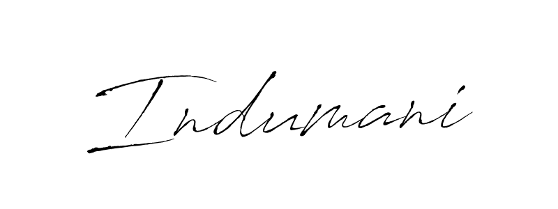 Make a beautiful signature design for name Indumani. Use this online signature maker to create a handwritten signature for free. Indumani signature style 6 images and pictures png