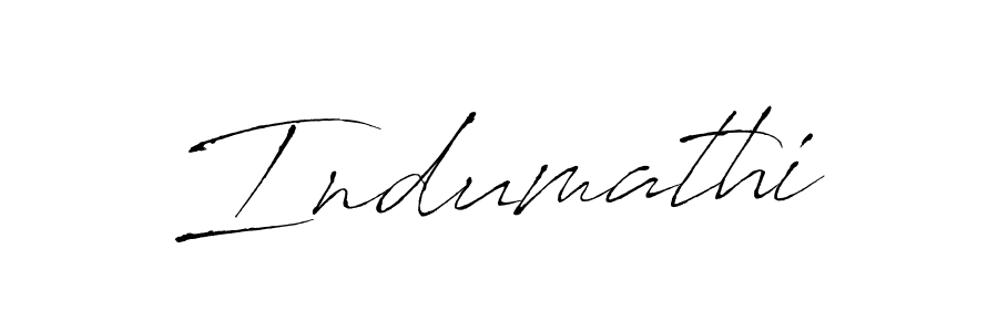 Antro_Vectra is a professional signature style that is perfect for those who want to add a touch of class to their signature. It is also a great choice for those who want to make their signature more unique. Get Indumathi name to fancy signature for free. Indumathi signature style 6 images and pictures png