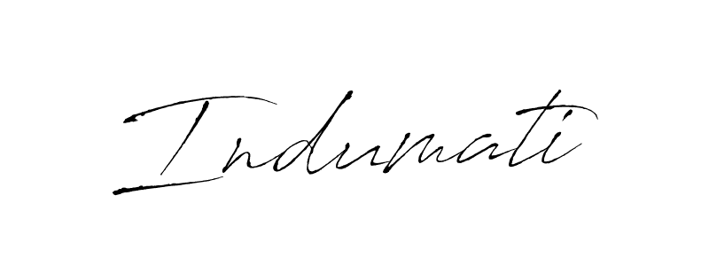 Once you've used our free online signature maker to create your best signature Antro_Vectra style, it's time to enjoy all of the benefits that Indumati name signing documents. Indumati signature style 6 images and pictures png