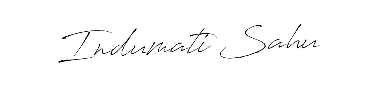 It looks lik you need a new signature style for name Indumati Sahu. Design unique handwritten (Antro_Vectra) signature with our free signature maker in just a few clicks. Indumati Sahu signature style 6 images and pictures png