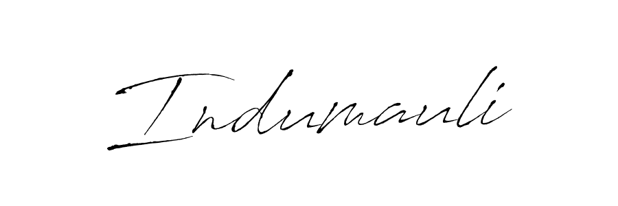 Similarly Antro_Vectra is the best handwritten signature design. Signature creator online .You can use it as an online autograph creator for name Indumauli. Indumauli signature style 6 images and pictures png