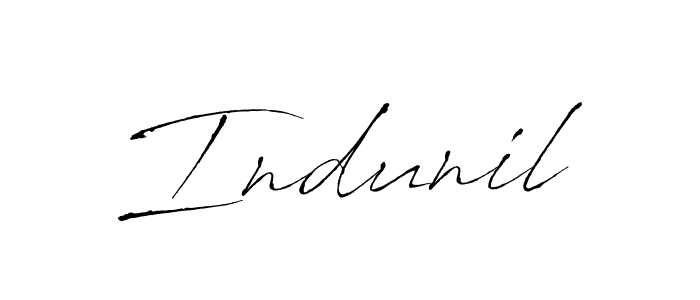 How to make Indunil name signature. Use Antro_Vectra style for creating short signs online. This is the latest handwritten sign. Indunil signature style 6 images and pictures png