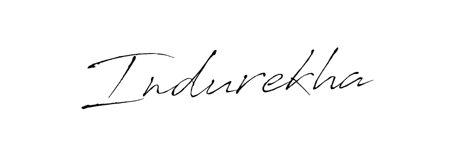 Make a beautiful signature design for name Indurekha. With this signature (Antro_Vectra) style, you can create a handwritten signature for free. Indurekha signature style 6 images and pictures png