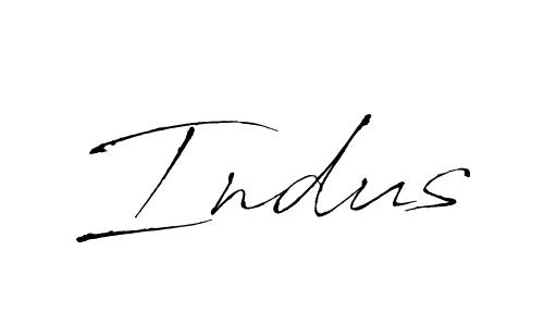 Design your own signature with our free online signature maker. With this signature software, you can create a handwritten (Antro_Vectra) signature for name Indus. Indus signature style 6 images and pictures png