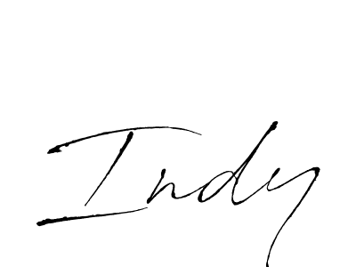 Use a signature maker to create a handwritten signature online. With this signature software, you can design (Antro_Vectra) your own signature for name Indy. Indy signature style 6 images and pictures png