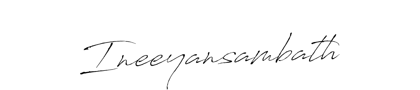 How to make Ineeyansambath name signature. Use Antro_Vectra style for creating short signs online. This is the latest handwritten sign. Ineeyansambath signature style 6 images and pictures png